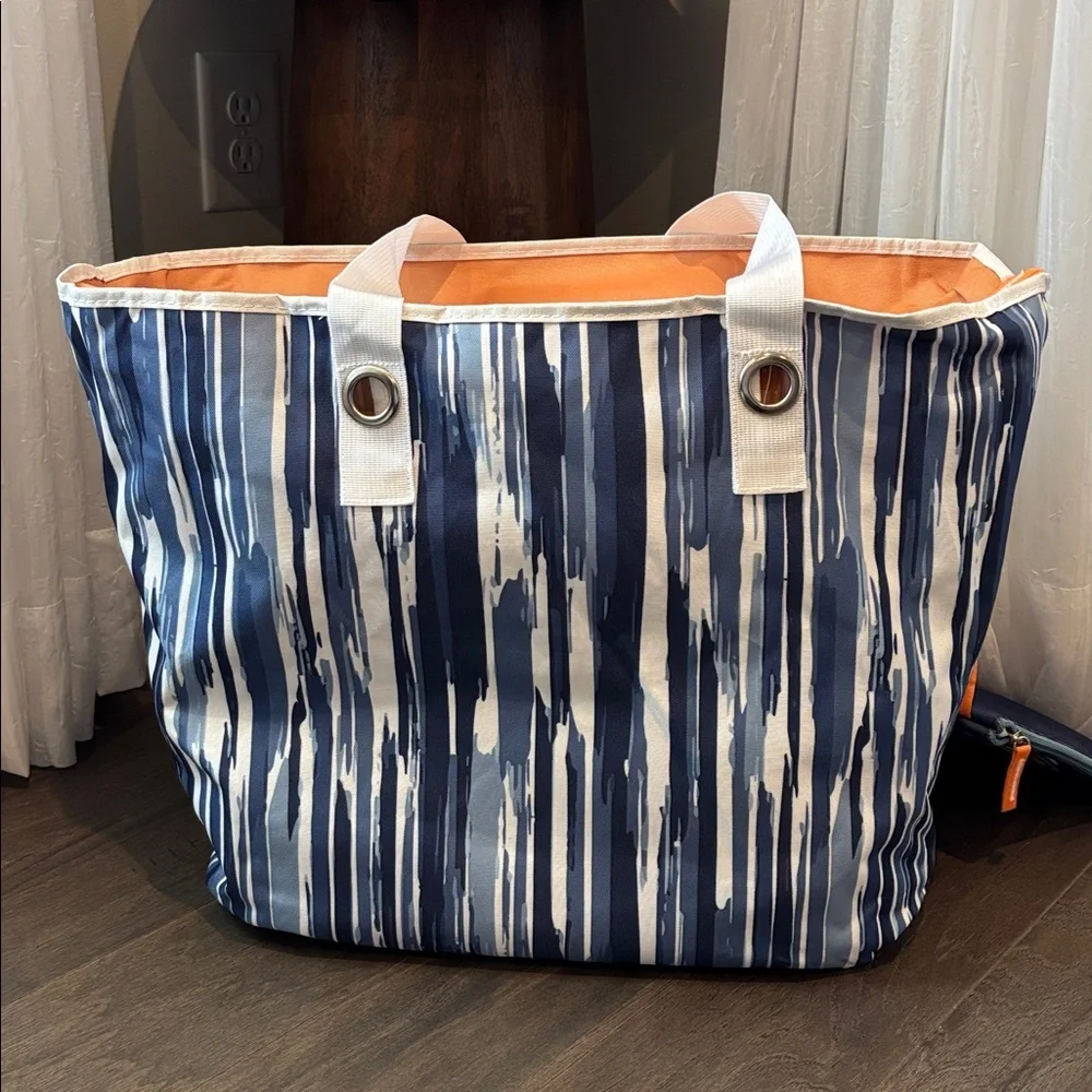 Happy Life Beach,Market,zip top,zip front pct.,toiletry case,vinyl lined,sturdy - Picture 4 of 13